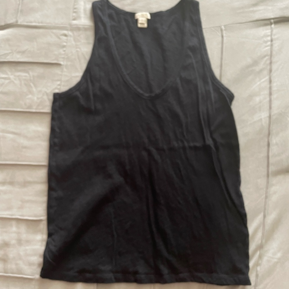 J Crew Factory Tank Size L. Black